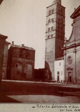 Italy, Viterbo, St. Lawrence Cathedral, vintage print, ca.1900 Italy, Viter
