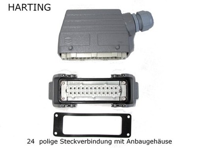 24 polige Harting Steckverbinder Zubehör Kabelverbinder & Anschlussklemmen