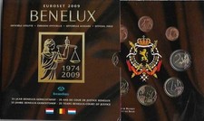 Benelux euroset 2009 BU (35ans de cour de justice Benelux) 3 x 8 munten
