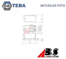 36757 SATZ BREMSBELÄGE BREMSKLÖTZE HINTEN ABS NEU OE QUALITÄT