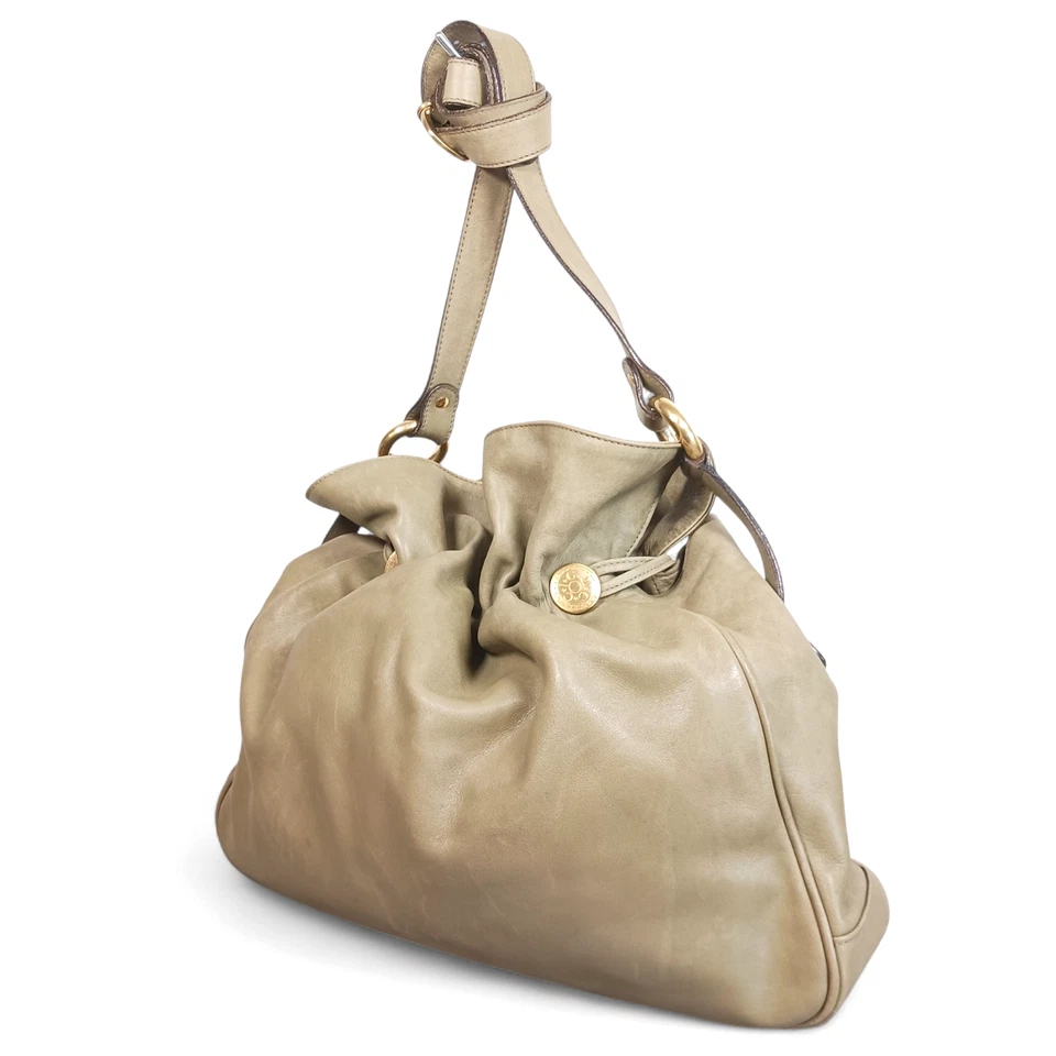 Gucci Shoulder Bag Crossbody Drawstring USED Italy - Image 4 of 4