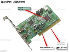 2Port Fireware Card PCI iEEE1394 Tested Working