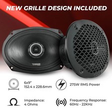 2 DS18 Water Resistant 6x9 2-Way Speakers Car Audio Full Midrange PRO-ZT69 New