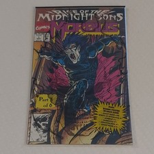Marvel Morbius #1 Comic Book Rise of the Midnight Sons Part 3 Boarded 1992