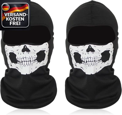 Ghost Maske Skelett Motorrad Sturmhaube Skull Gesichtsmaske Totenkopf Balaclava