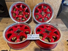 Jdm Velg Enkei Neve 4x100 R14x6 Jj Wheels Set Of 4 Red Painted