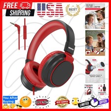 Volume Limited 85/110dB Kids Headphone Over-Ear/On-Ear Foldable Sound Noise P...