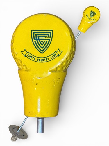 RARE Sciota Country Club Golf Practice Putting Green Flagstick Pole. Nicklaus