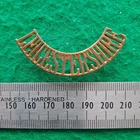 WW1 Leicestershire Regiment Shoulder Title Badge - British Army Infantry