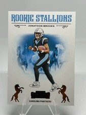 2024 Panini Contenders - Jonathan Brooks Rookie Stallions - Panthers RC RB #23