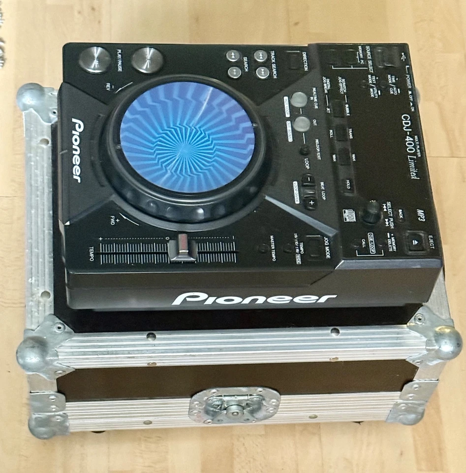 Pioneer CDJ-400 MP3/CD/USB DJ-Player Blau Limited inkl. Case - Bild 3 von 3