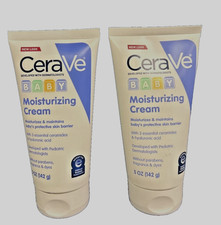 2x CeraVe Baby Gentle Moisturizing Cream with Hyaluronic Acid Paraben Free 5 oz