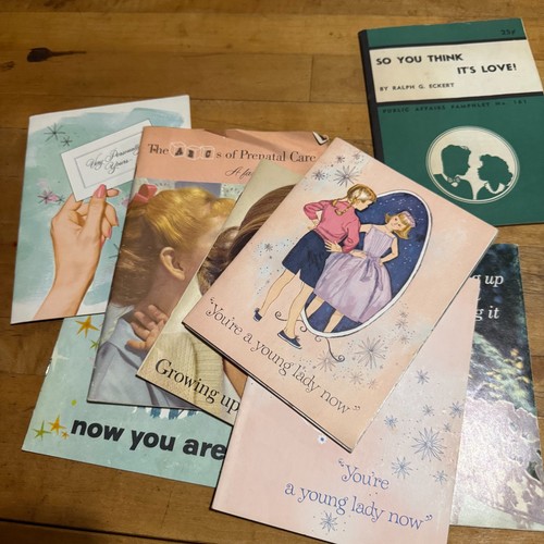 8 Pcs Lot Kotex Young Lady Growing Up Booklets Puberty Feminine Products