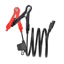 Heavy Duty 22-Inch Alligator Clip and Ring Terminal Combo Cable - Battery 