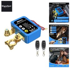 Smart 12V Battery Kill Switch with Auto Shut Off - 240A Safety