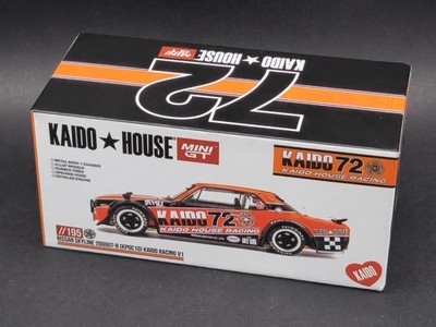Mini GT Kaido House 2025 Nissan Skyline 2000GT-R (KPGC 10) Kaido Racing V1 Chase