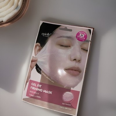 epielle K-Beauty Gel Fit Firming Face Mask Sheet Collagen + PDRN 0.7 fl oz