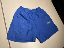 Aftco Shorts Men’s 30 Blue Original Fishing Company Nylon Fish Beach M01