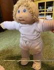 Cabbage Patch Kids Jesmar Soft Body Doll Blonde Blue Eyes w/Adoption Papers 1984