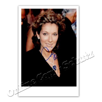 Céline Dion / Celine Dion -  Sängerin - Autogrammfotokarte - laminiert [AK3] 