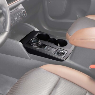 Console Gear Shift Panel Frame Decor Trim Cover Bezel For Bronco Sport 21+ Matte