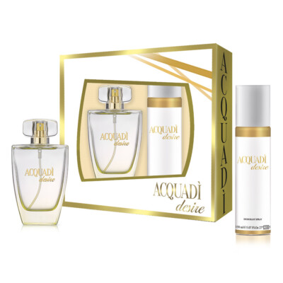 The First Aquadi Desire Damen Pack Edt 100ml und Deo 150ml