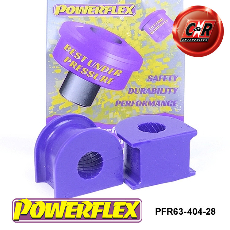 Powerflex RR Rollio Bronzine Barra 28mm Per Land Rover Defender 94-02
