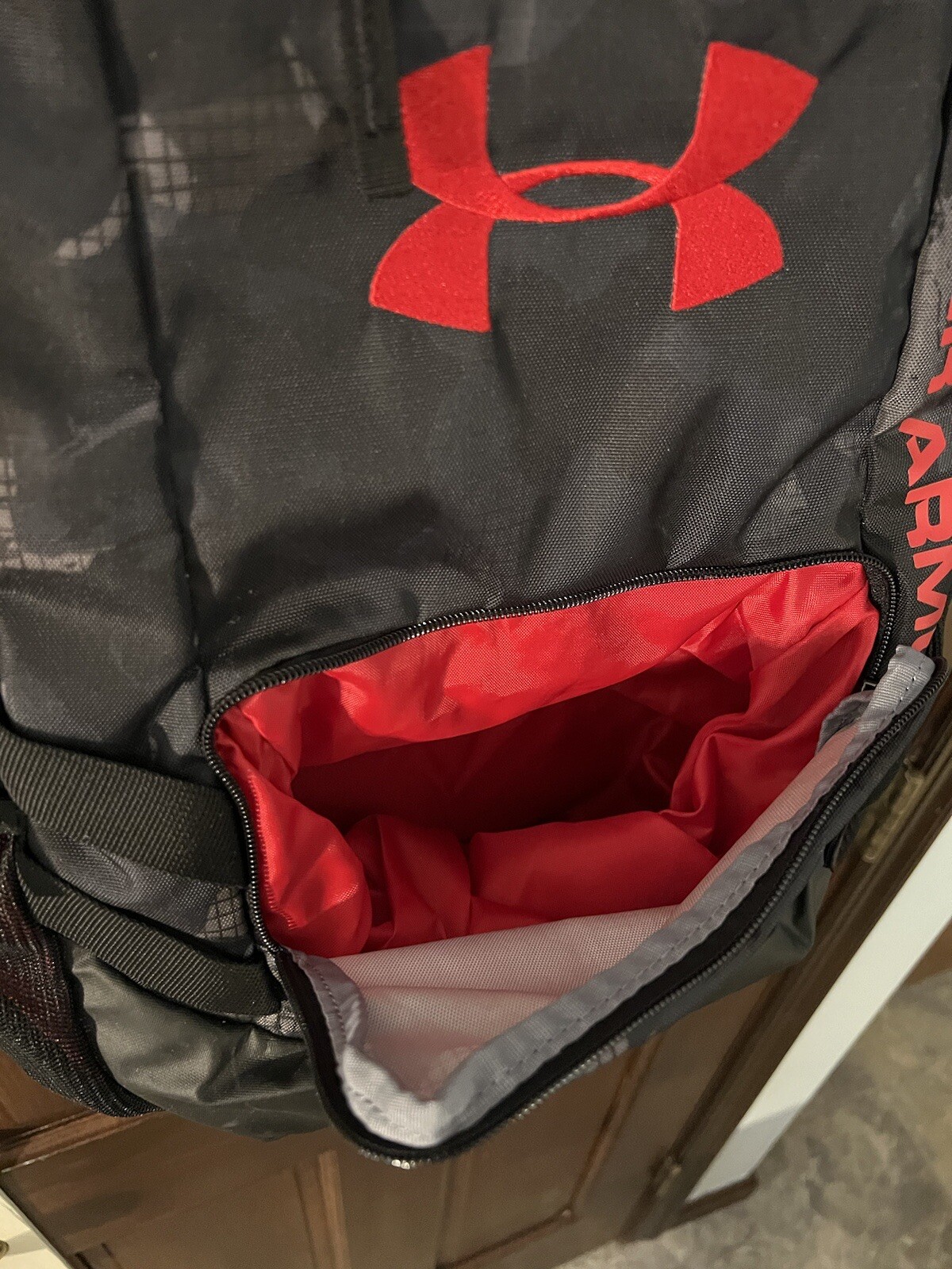 Under Armour Backpack Laptop Padded Bookbag Black and Gray Camo Storm1 eBay