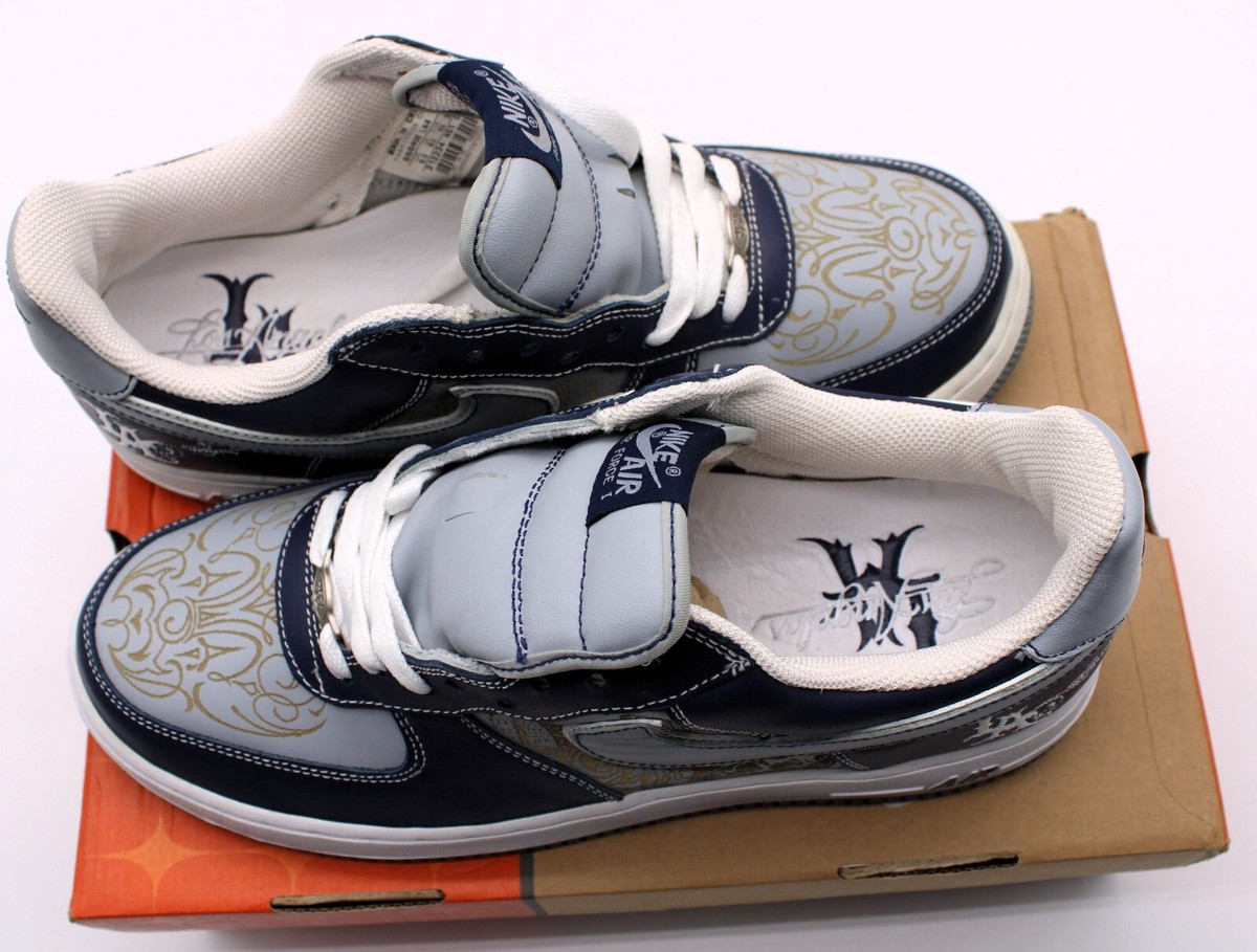 Nike Air Force 1 Low Mr. Cartoon Blue Tattoo LA Tattoo, 2003 Nike Air Force 1 Low Mr. Cartoon Blue Tattoo LA Tattoo, 2003