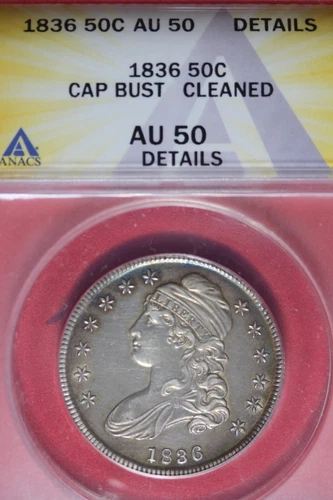 1836-P Capped Bust Half Dollar — photo from the most recent tracked eBay sale