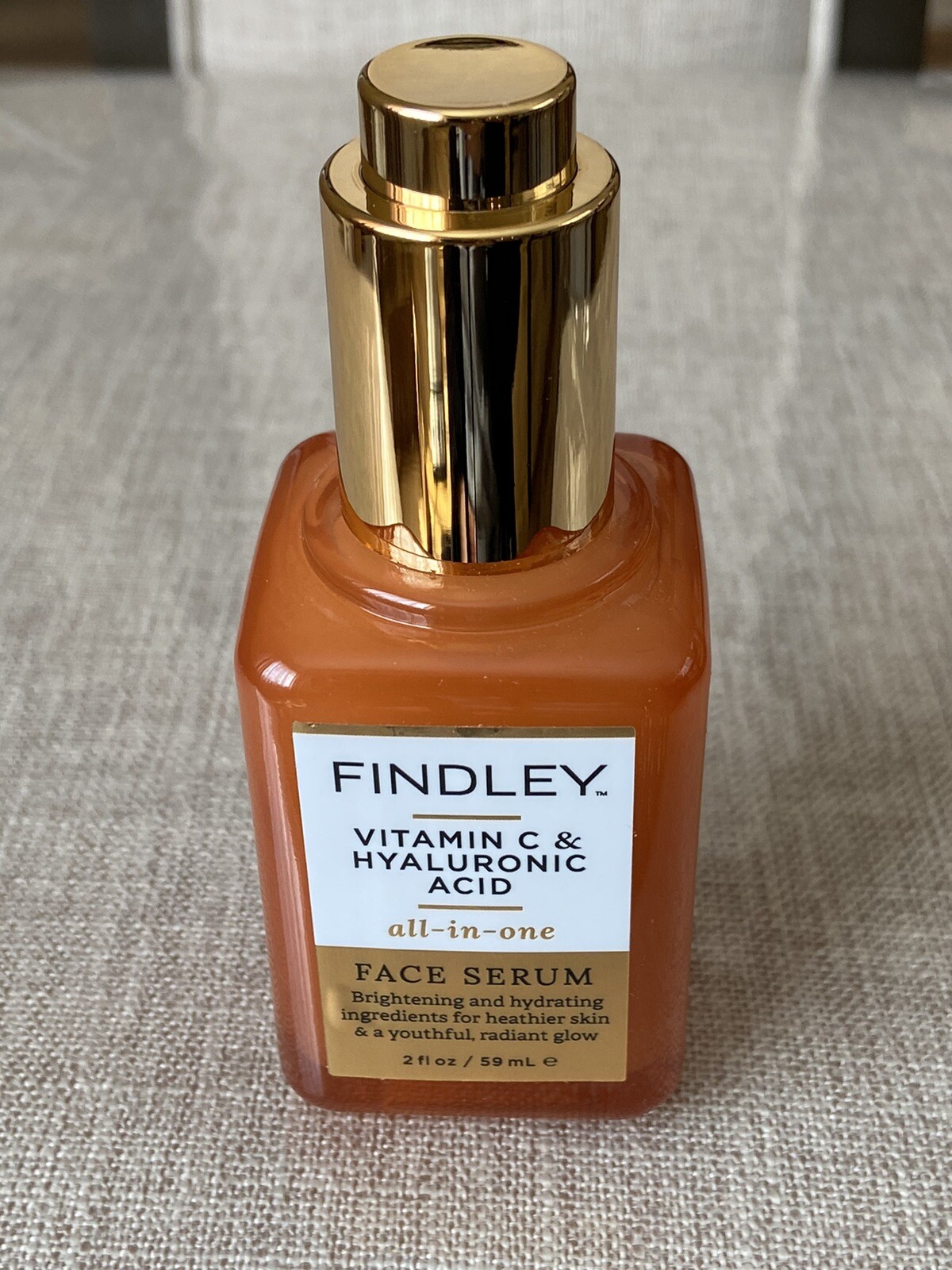 Findley Vitamin C & Hyaluronic Acid Face Serum All In One 2 fl oz/59 mL