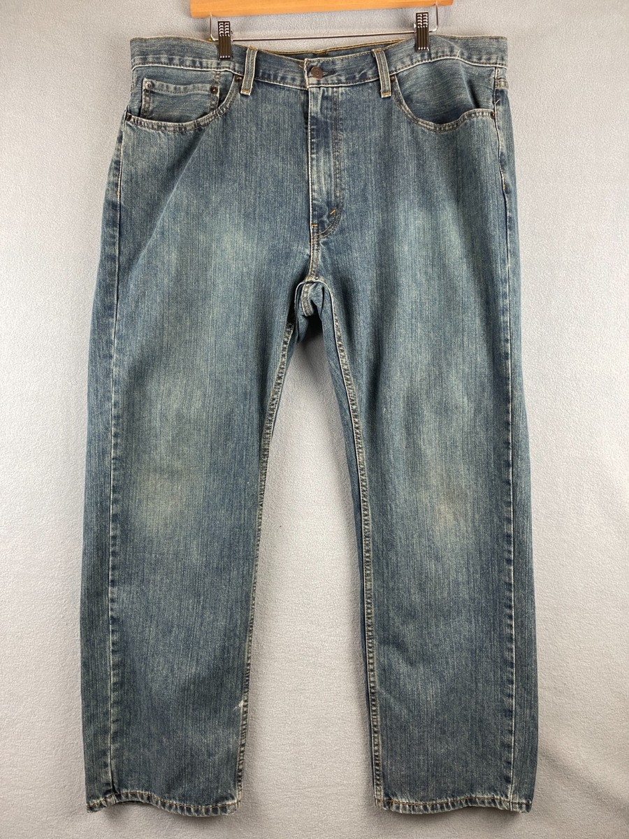 Levi's 559 Jeans Mens 38x30 Blue Denim Relaxed Straight Leg Medium