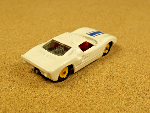 VECCHIA SCATOLA FIAMMIFERI VINTAGE LESNEY # 41 FORD GT OTTIME CONDIZIONI - Foto 8 di 10