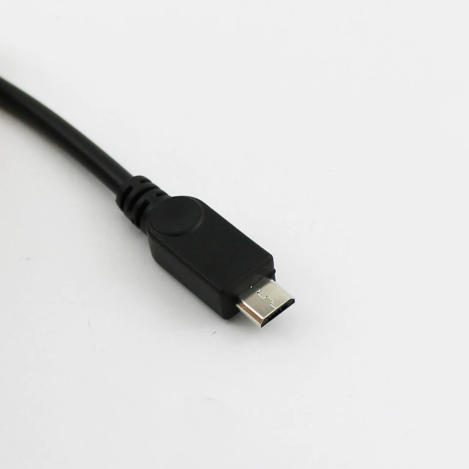 Micro USB 5 Pin Male to USB 2.0 B Female Socket Printer Panel Mount Cable 50cm - Image 3 of 4