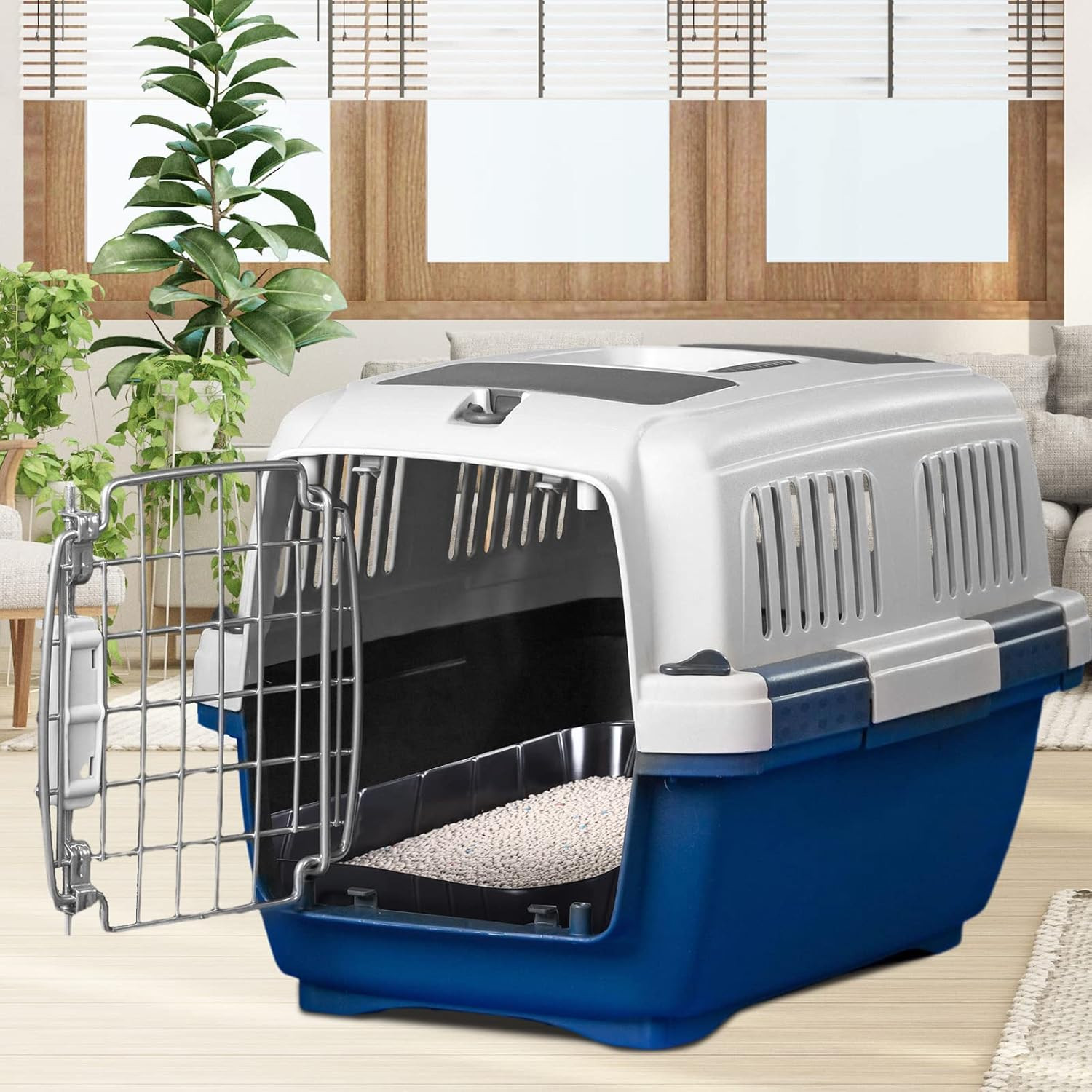 50 Disposable Cat Litter Boxes - Travel-Friendly Plastic Trays for Pets