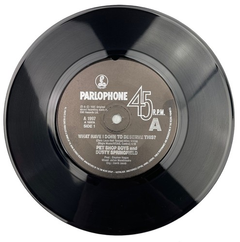 Pet Shop Boys Dusty Springfield What Have I Done To Deserve This Record 7” 45RPM - Picture 2 of 10