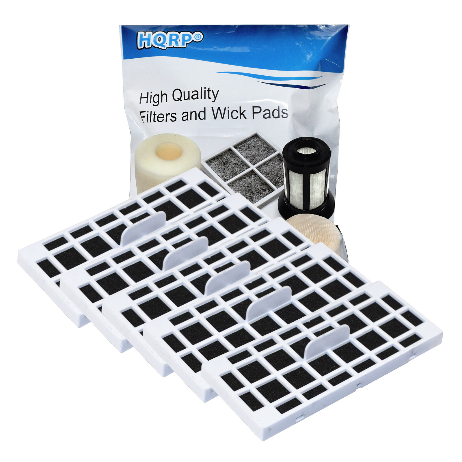 5-Pack HQRP Refrigerator Air Filter for GE Cafe Series, ODORFILTER Replacement