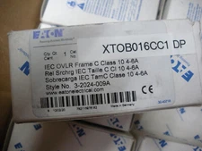 Eaton XTOB016CC1DP overload relay 10-16A 600v NIB 2 available XTOB016