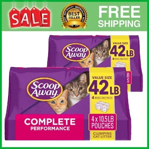 Scoop away cat litter 42 lbs sales