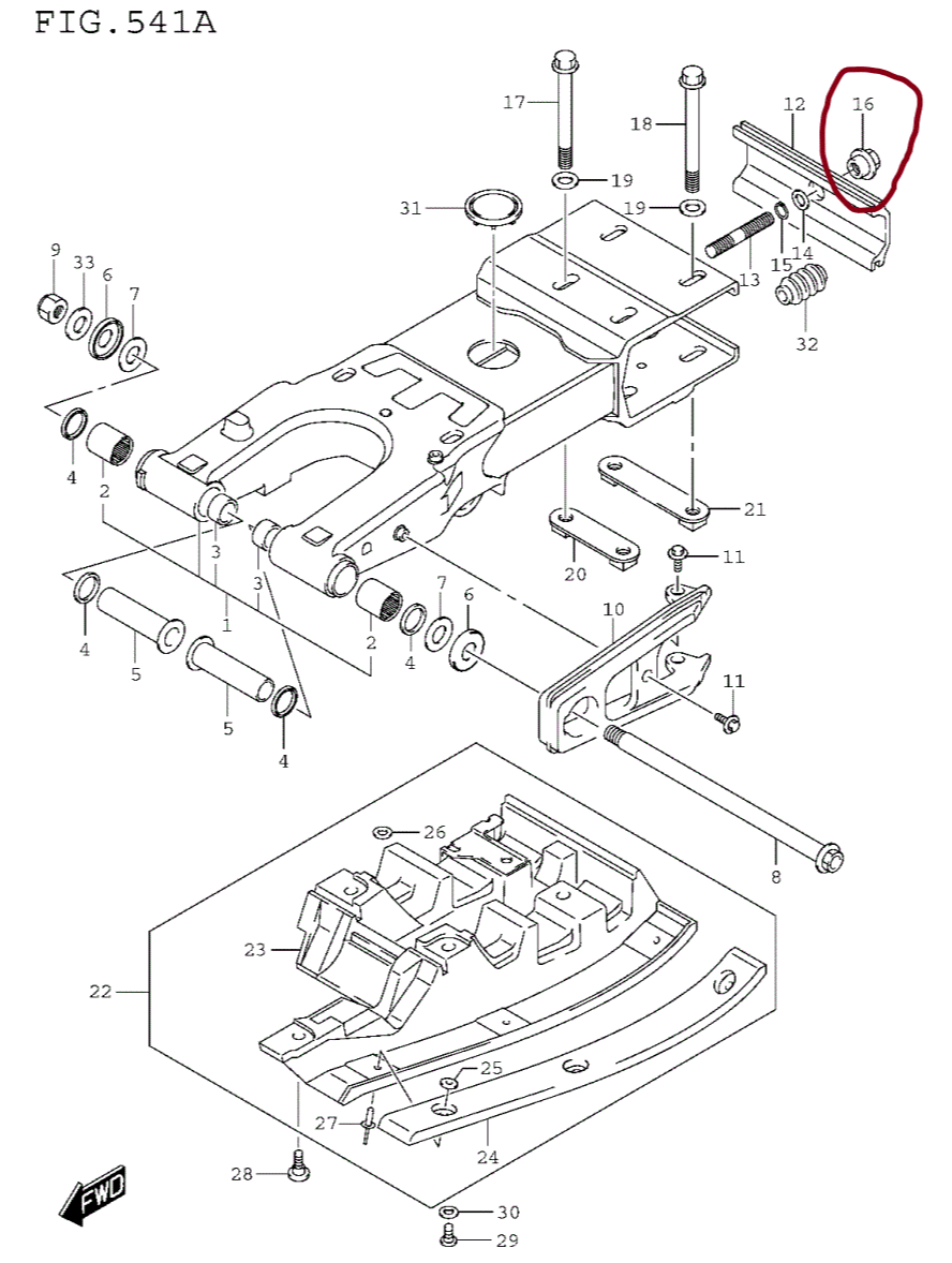 SUZUKI LTZ400 Z400, KAWASAKI KFX400, ARCTIC CAT DVX 400 CHAIN