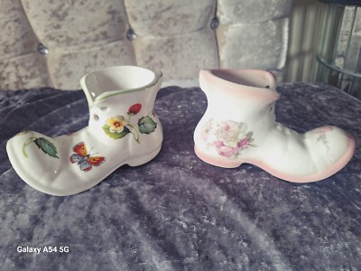 James Kent Limited Old Foley England Red Pink Roses Strawberry Boot Schuh