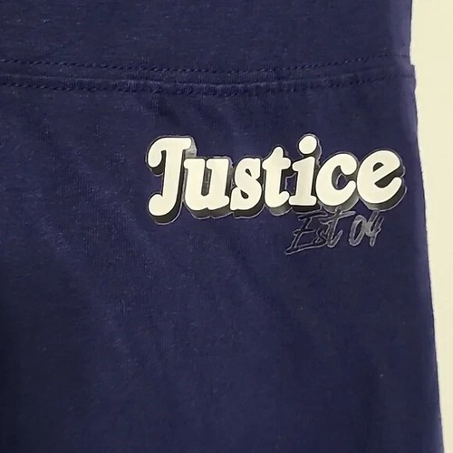 JUSTICE Girl's Blue Sea Green Leggings - Size Large (12/14) - Picture 2 of 11
