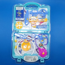 Doctor Medical Kit Playset Carry Case Pretend Play Nurse 11 Piece
