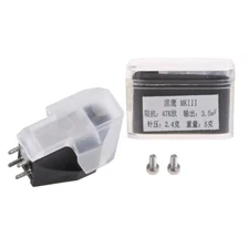 Moving Magnet Stereo Vinyl Record Player Oval Needle 13mm Hole Diameter