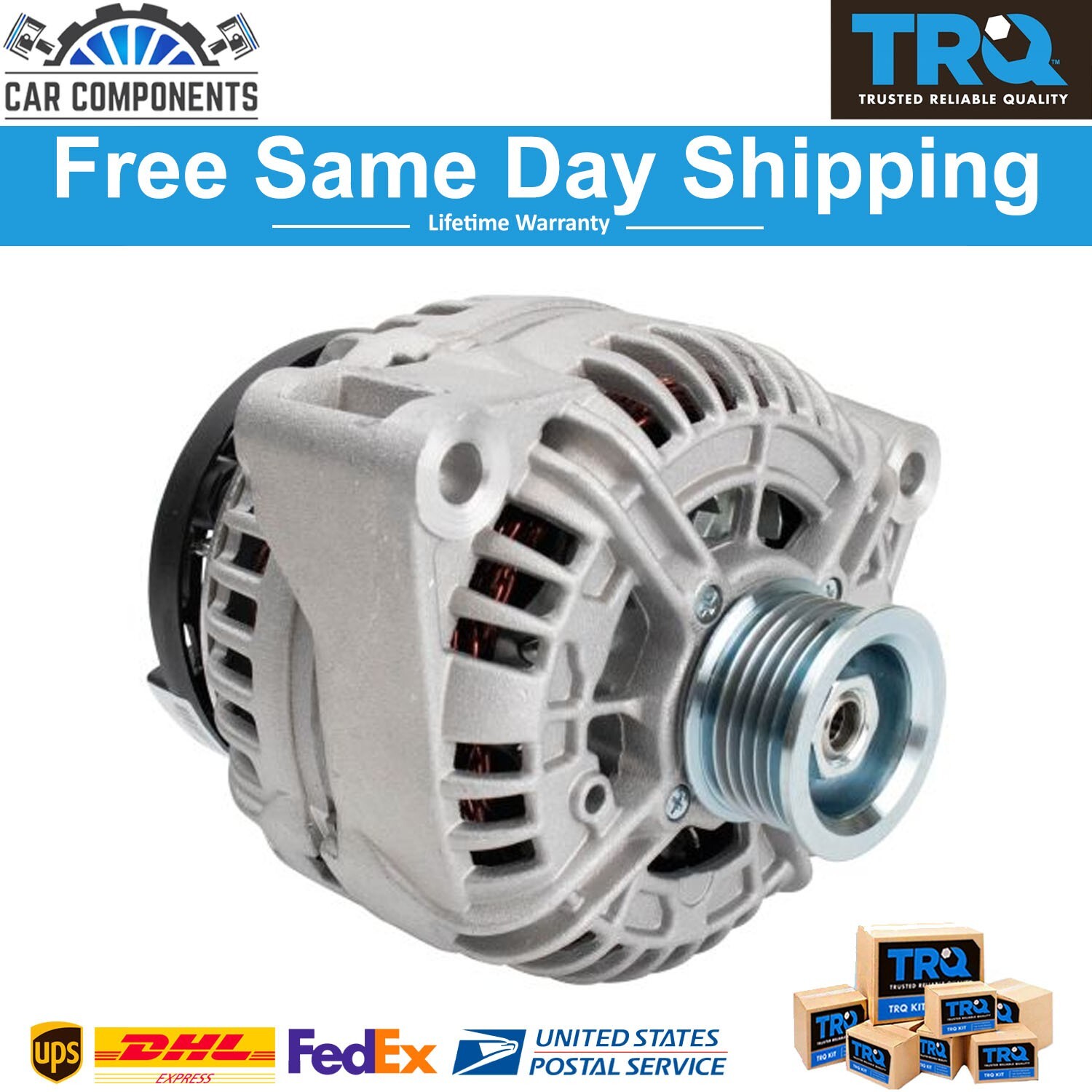TRQ New Replacement Alternator For 2002-2009 Mercedes Benz CL500 E320 G500 S430