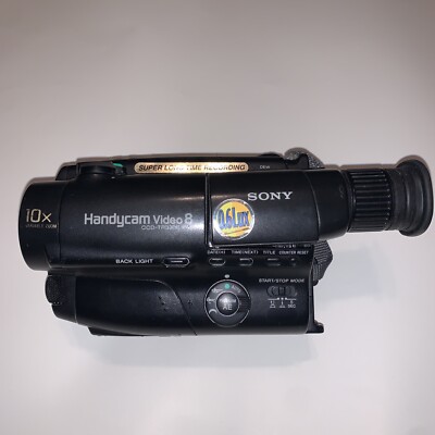 Sony CCD-TR330E Video8 PAL Camcorder *For Parts or Repair*
