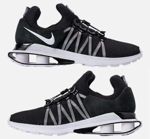 NIKE SHOX GRAVITY MEN s RUNNING MESH BLACK WHITE AUTHENTIC BRAND NEW SIZE 10