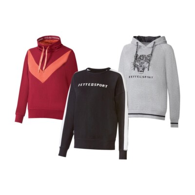 CRIVIT  by Jette Sport Damen Sweatpullover Baumwolle Größe wählbar Neu & OVP!