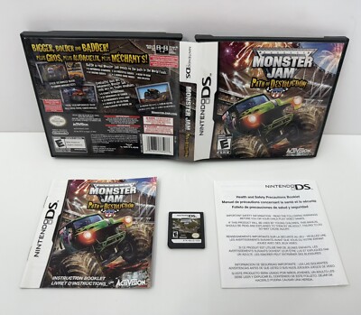 Monster Jam: Path of Destruction (Nintendo DS, 2010) CIB