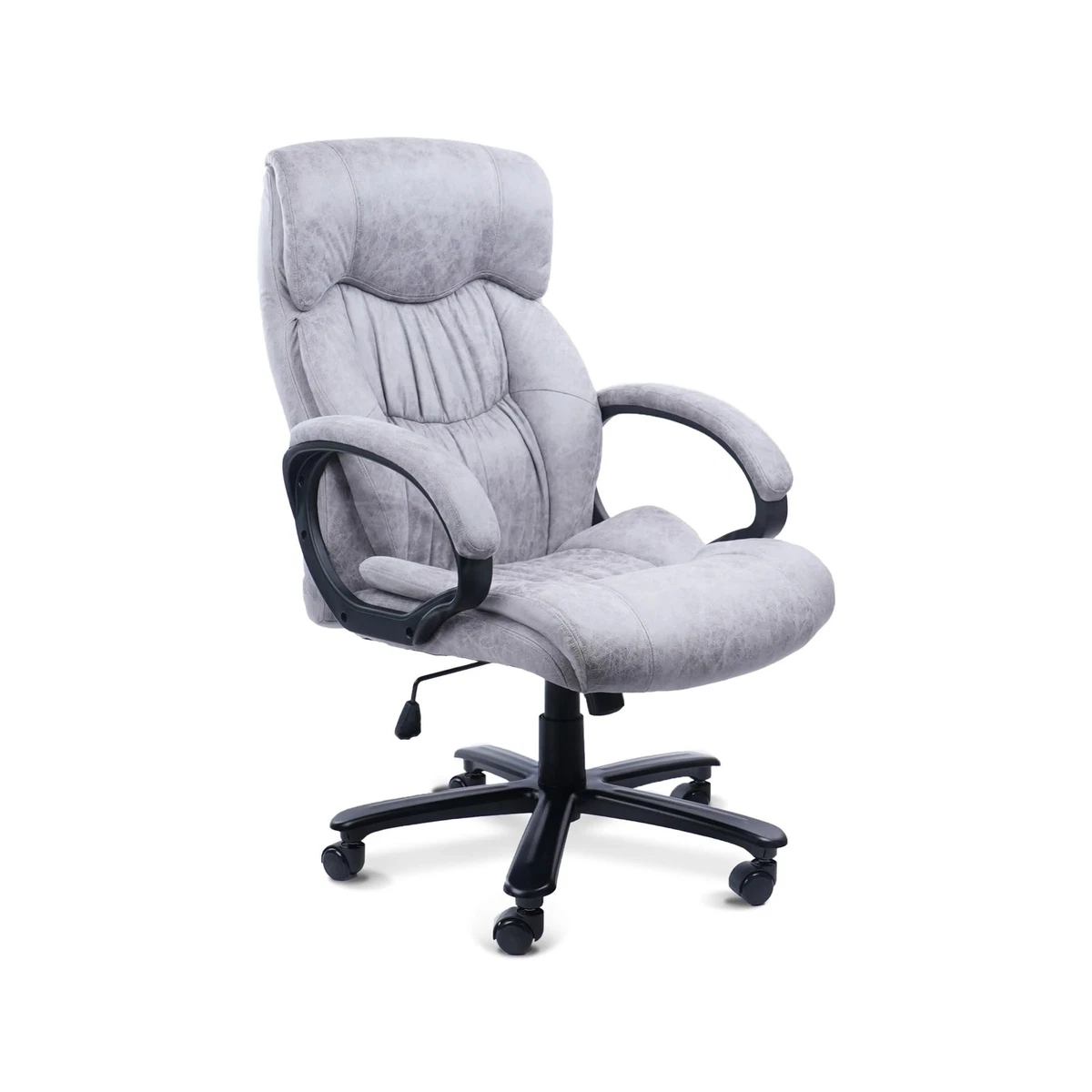 CLATINA Grey Ergonomic Big and Tall Executive Office Chair with